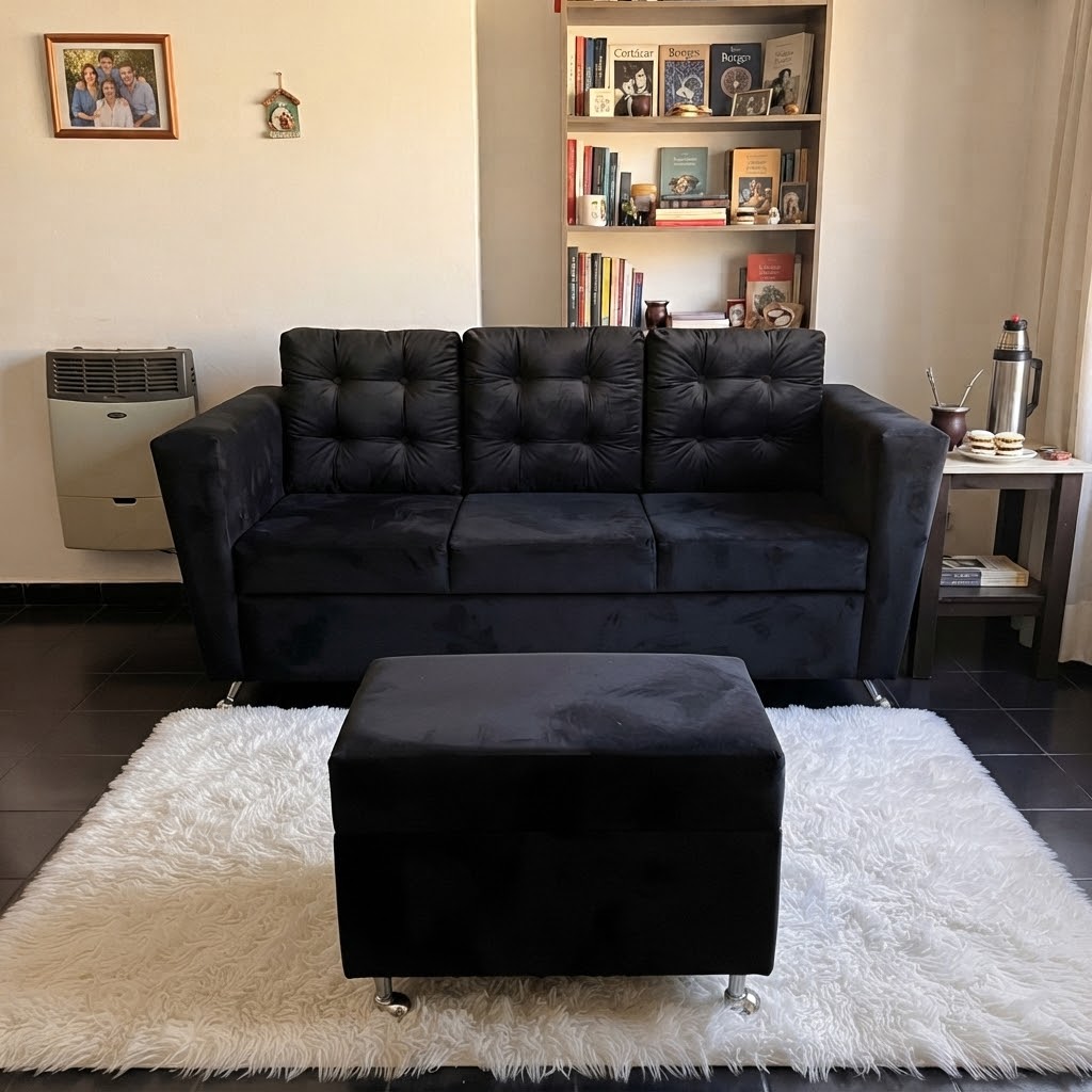 SILLON BENY 180 * 140 PATA METAL RUSTICO - Olavarría