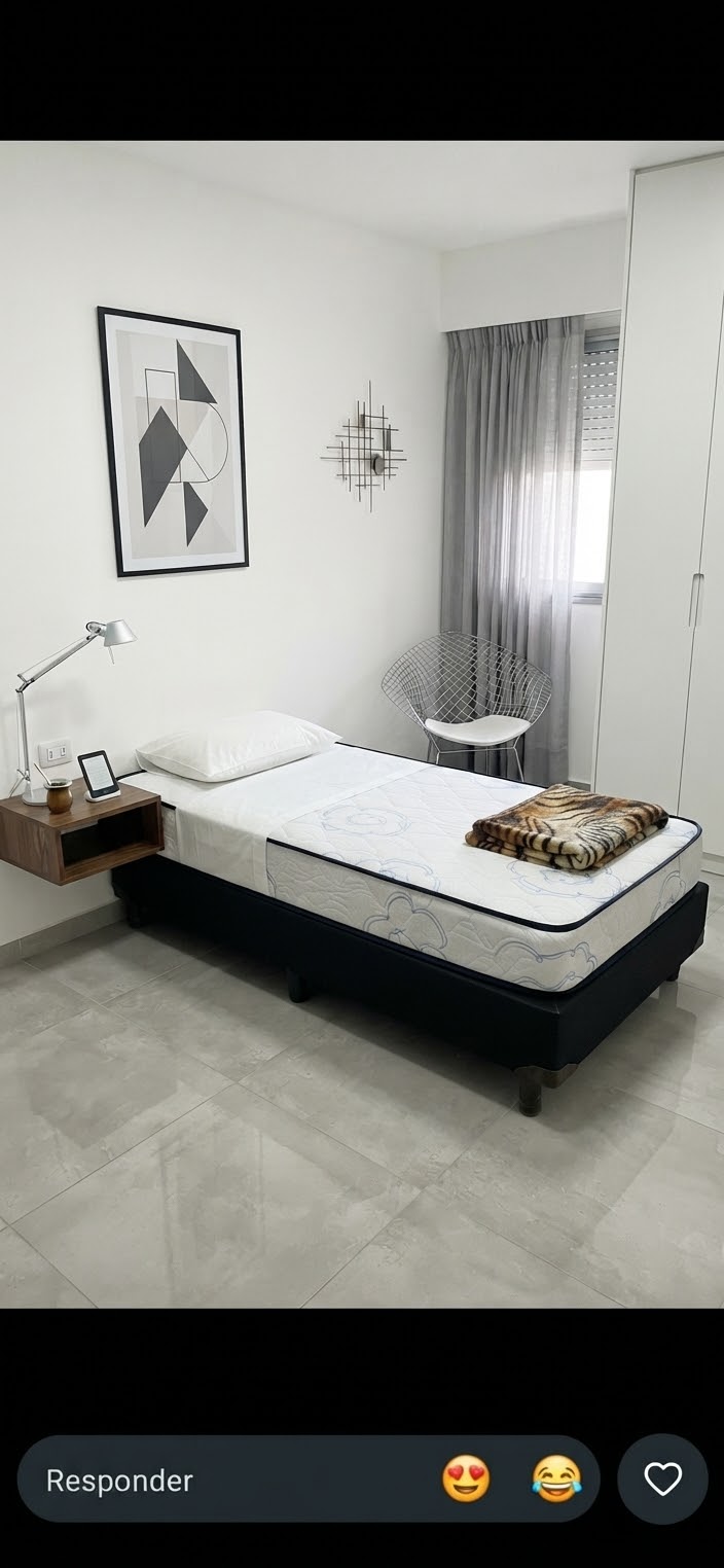 CAMA Y COLCHÓN DE PLASA Y MEDIA 1 METRO - Olavarría
