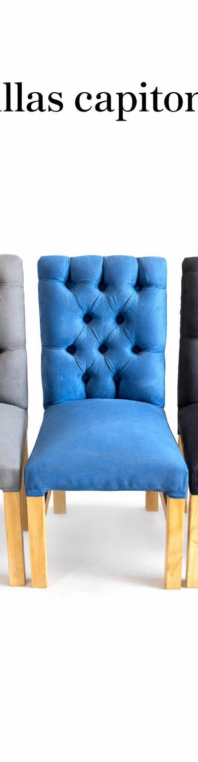 8 SILLAS SOLAS CAPITONE - Muebles Olavarría Buenos Aires