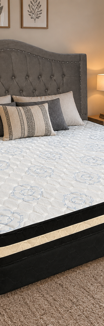 CAMA Y COLCHONES 200*200 KING  NO INCLUYE RESPALDO - Muebles Olavarría Buenos Aires